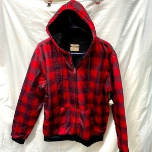 Open trails new fleece lined hoodie men sz M